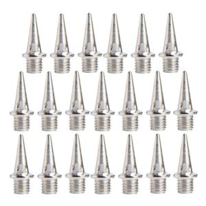 ZXCVWWE 20pcs Track Spikes,Running Spikes,Running Spikes for Kids, Cricket Spikes Replacement,Stainless Steel Spikes for Shoes,Spikes Shoes for Running,Running Spike Shoes,for Long Jump Track Field Sprint