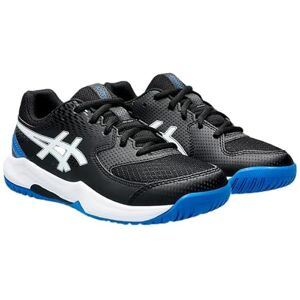 Asics Gel-Dedicate 8 GS - Black/Tuna Blue Tennis Shoes for Juniors Asics Gel-Dedicate 8 GS - Black/Tuna Blue Tennis Shoes for Juniors