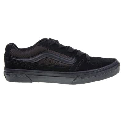 Vans Youth's Caldrone Sneaker, Suede/mesh Black/Black, 6 UK Vans Youth's Caldrone Sneaker, Suede/mesh Black/Black, 6 UK