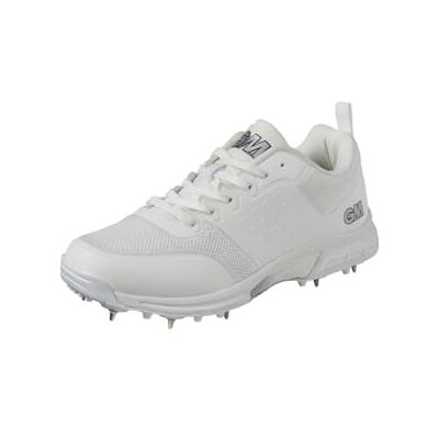 Gunn & Moore GM Spike Cricket Shoes Premium Breathable Microfibre PU Upper 2-Tone TPU Outsole with Moulded Pimples Available in Sizes UK Junior 1-6 and UK 7-13 Gunn & Moore GM Spike Cricket Shoes Premium Breathable Microfibre PU Upper 2-Tone TPU Outsole with Moulded Pimples Available in Sizes UK Junior 1-6 and UK 7-13