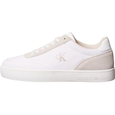 Calvin Klein - Canvas Trainers - Bright White - Shoes Calvin Klein - Canvas Trainers - Bright White - Shoes