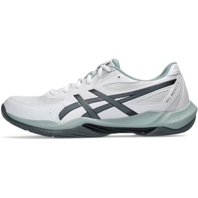 ASICS Men's Gel-Rocket 12 Volleyball Shoes, White/Black, 9 UK ASICS Men's Gel-Rocket 12 Volleyball Shoes, White/Black, 9 UK