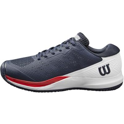 Wilson Rush Pro Ace Tennis Shoe, Men's, Size 9, Navy Blazer/White/Infrared Wilson Rush Pro Ace Tennis Shoe, Men's, Size 9, Navy Blazer/White/Infrared