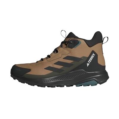 adidas Men's Terrex Anylander Mid RAIN.RDY Hiking Shoes, Cardboard/Core Black/Shadow Olive, 9 UK adidas Men's Terrex Anylander Mid RAIN.RDY Hiking Shoes, Cardboard/Core Black/Shadow Olive, 9 UK