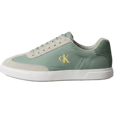 Calvin Klein Men's Low Prof Cupsole Wt Ny-Su HM0HM02202 Low Top, Green (Mint Sauce/Rip Olive/Sea Spray), 9 Calvin Klein Men's Low Prof Cupsole Wt Ny-Su HM0HM02202 Low Top, Green (Mint Sauce/Rip Olive/Sea Spray), 9