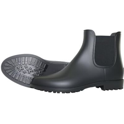 PFIFF Women's Jodhpur Boots (PVC Riding Boots) Black 42 PFIFF Women's Jodhpur Boots (PVC Riding Boots) Black 42