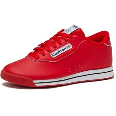 Reebok - Princess Sneaker Techy - Red/White/Black - 9.5 - Shoes Reebok - Princess Sneaker Techy - Red/White/Black - 9.5 - Shoes