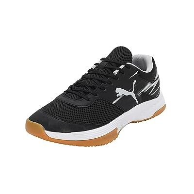 Puma Unisex Varion II Handball Shoes, Black-Cool Light Gray-Yellow Blaze-Gum, 4.5 UK Puma Unisex Varion II Handball Shoes, Black-Cool Light Gray-Yellow Blaze-Gum, 4.5 UK