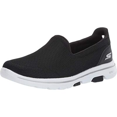Skechers Women's Go Walk 5 Sneaker Black/White Wide - Sneaker Skechers Women's Go Walk 5 Sneaker Black/White Wide - Sneaker