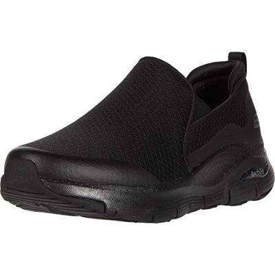 Skechers Men's Arch Fit Banlin Trainers,Black Mesh/Black Synthetic/Trim,12 UK Skechers Men's Arch Fit Banlin Trainers,Black Mesh/Black Synthetic/Trim,12 UK