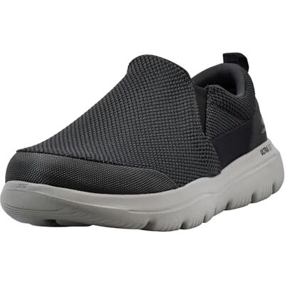 Skechers Men's Charcoal Slip On Trainers - Slip on trainers Skechers Men's Charcoal Slip On Trainers - Slip on trainers