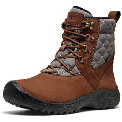 KEEN Women's Greta 2 Classic Style Durable Comfortable Insulated Waterproof Snow Boots, Bison, 7 KEEN Women's Greta 2 Classic Style Durable Comfortable Insulated Waterproof Snow Boots, Bison, 7
