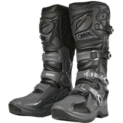O'NEAL Motocross Boots Enduro Motorcycle Anti-Slip Outsole for Maximum Grip, Heat Protection made from Microfibre RMX PRO Boot V.24 Adult Black Grey Size 49 O'NEAL Motocross Boots Enduro Motorcycle Anti-Slip Outsole for Maximum Grip, Heat Protection made from Microfibre RMX PRO Boot V.24 Adult Black Grey Size 49