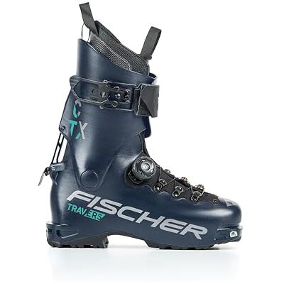 Fischer Women's Travers CTX Dark Blue Touring Ski Boots, 27.5 Fischer Women's Travers CTX Dark Blue Touring Ski Boots, 27.5