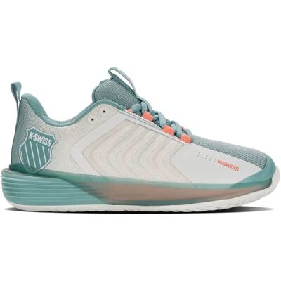 K-Swiss Performance ULTRASHOT 3, Tennis Shoe, Blanc/Nile Blue/Desert Flower, K-Swiss Performance ULTRASHOT 3, Tennis Shoe, Blanc/Nile Blue/Desert Flower,