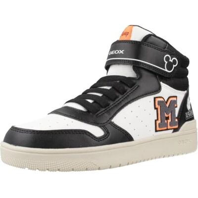 Geox Washiba white-black kids sneakers - Sneakers Geox Washiba white-black kids sneakers - Sneakers