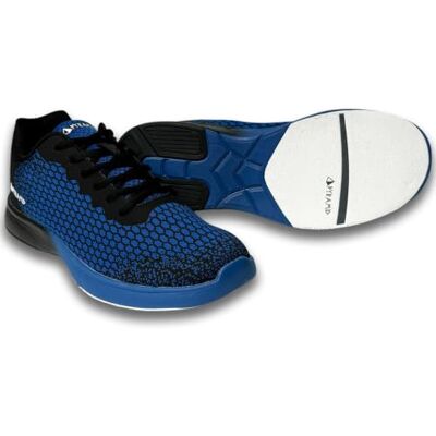 Pyramid Men's Path Lite Seamless Mesh Bowling Shoes, Black/Royal Blue, 9.5 Pyramid Men's Path Lite Seamless Mesh Bowling Shoes, Black/Royal Blue, 9.5