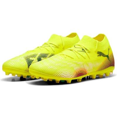 Puma Future 8 Match MG Football Boots - Synthetic, Yellow Puma Future 8 Match MG Football Boots - Synthetic, Yellow