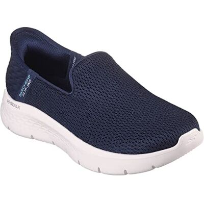 Skechers Women's Hands Free Slip-Ins Go Walk Flex-Relish Sneaker Navy 9.5 Narrow Skechers Women's Hands Free Slip-Ins Go Walk Flex-Relish Sneaker Navy 9.5 Narrow
