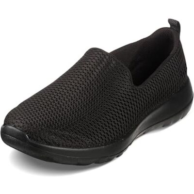 Skechers Women's Go Walk Joy-Evaluate Trainers, Black Textile/Trim, 10 UK Skechers Women's Go Walk Joy-Evaluate Trainers, Black Textile/Trim, 10 UK