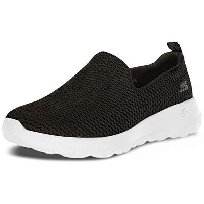 Skechers Women's Go Walk Joy Sneaker - Sneaker - Black/White - 10.5 Skechers Women's Go Walk Joy Sneaker - Sneaker - Black/White - 10.5