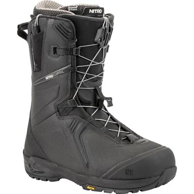 NITRO Men's Capital TLS+ Premium Snowboard Boots, Black, MP 31.0 // EU 46 2/3 // US 13 NITRO Men's Capital TLS+ Premium Snowboard Boots, Black, MP 31.0 // EU 46 2/3 // US 13