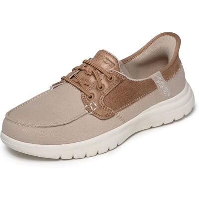 Skechers Women's On-The-Go Flex Palmilla, Taupe, 6 UK Skechers Women's On-The-Go Flex Palmilla, Taupe, 6 UK