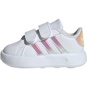 adidas Grand Court 2.0 Shoes Kids Tennis, Cloud White/Iridescent/Grey Two, 3 UK Child adidas Grand Court 2.0 Shoes Kids Tennis, Cloud White/Iridescent/Grey Two, 3 UK Child