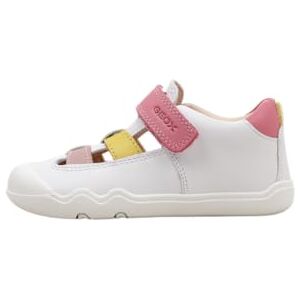 Geox Boy's B STEPPIEUP Girl A Sneaker, White/Dk Pink, 10 UK Child Geox Boy's B STEPPIEUP Girl A Sneaker, White/Dk Pink, 10 UK Child