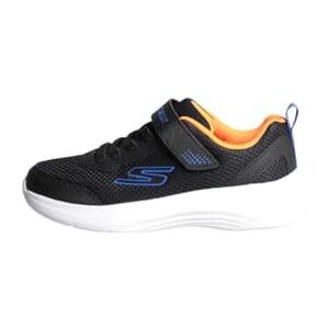 Skechers Boy's Selectors Reset Achieved Sneaker, Black Textile/Black Synthetic/Blue Trim, 13 UK Skechers Boy's Selectors Reset Achieved Sneaker, Black Textile/Black Synthetic/Blue Trim, 13 UK