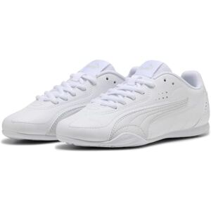 Puma Catch Teenager Sneaker, White x Feather Gray, 4.5 UK Puma Catch Teenager Sneaker, White x Feather Gray, 4.5 UK