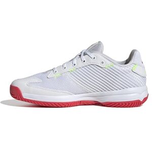 adidas Stabil Junior Indoor Shoes Sports, Cloud White/Aurora Met. / Semi Lucid Red, 5 UK Child adidas Stabil Junior Indoor Shoes Sports, Cloud White/Aurora Met. / Semi Lucid Red, 5 UK Child