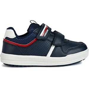 Geox J Arzach Boy Sneaker, Navy red, 11.5 UK Child Geox J Arzach Boy Sneaker, Navy red, 11.5 UK Child