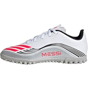 adidas F50 Messi Club Turf Football Boots Kids, FTWR White/Lucid red/Silver met, 3.5 UK Child adidas F50 Messi Club Turf Football Boots Kids, FTWR White/Lucid red/Silver met, 3.5 UK Child