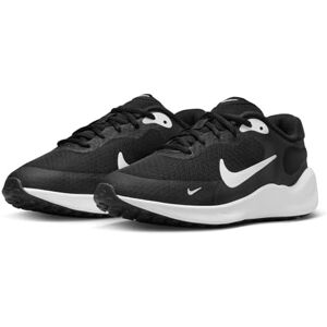 Nike Unisex Kids Revolutin 7 Sneaker, Black White, 4.5 UK Nike Unisex Kids Revolutin 7 Sneaker, Black White, 4.5 UK