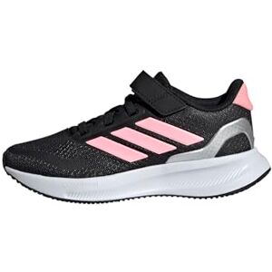 adidas RUNFALCON 5 Shoes Kids Running, Core Black/Pink/Silver Metallic, 11.5 UK adidas RUNFALCON 5 Shoes Kids Running, Core Black/Pink/Silver Metallic, 11.5 UK
