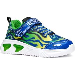 Geox J Assister BOY Sneaker, Royal/Green, 2.5 UK Child Geox J Assister BOY Sneaker, Royal/Green, 2.5 UK Child
