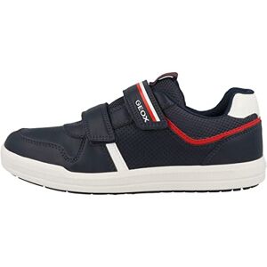 Geox J Arzach Boy Sneaker, Navy red, 7 UK Child Geox J Arzach Boy Sneaker, Navy red, 7 UK Child