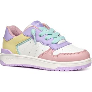 Geox J WASHIBA Girl D Sneaker, Lilac/Lt Yellow, 5 UK Geox J WASHIBA Girl D Sneaker, Lilac/Lt Yellow, 5 UK