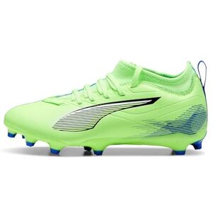 Puma Unisex Youth Ultra 5 Match FG/AG JR Soccer Shoe, Fizzy Apple- White-BLUEMAZING, 12 UK Child Puma Unisex Youth Ultra 5 Match FG/AG JR Soccer Shoe, Fizzy Apple- White-BLUEMAZING, 12 UK Child