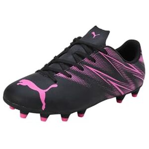 Puma Unisex Youth Attacanto Fg/Ag Jr Soccer Shoes, Black-Poison Pink, 10 UK Puma Unisex Youth Attacanto Fg/Ag Jr Soccer Shoes, Black-Poison Pink, 10 UK