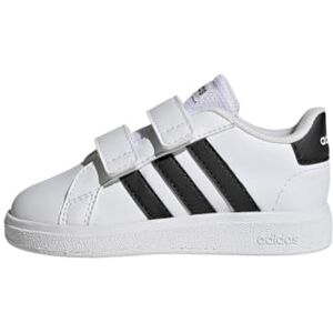 adidas Grand Court Lifestyle Hook and Loop Shoes Tennis, Cloud White/Core Black/Core Black, 8.5 UK Child adidas Grand Court Lifestyle Hook and Loop Shoes Tennis, Cloud White/Core Black/Core Black, 8.5 UK Child