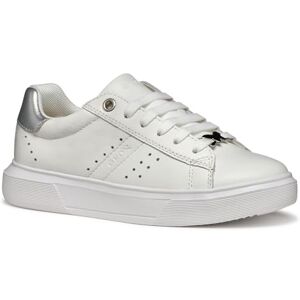 Geox J NETTUNO Girl B Sneaker, White/Silver, 11 UK Child Geox J NETTUNO Girl B Sneaker, White/Silver, 11 UK Child