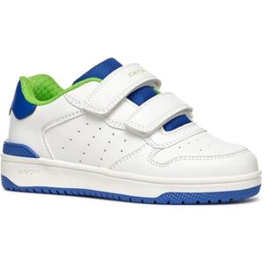 Geox J WASHIBA BOY A Sneaker, White/Royal, 6 UK Child Geox J WASHIBA BOY A Sneaker, White/Royal, 6 UK Child