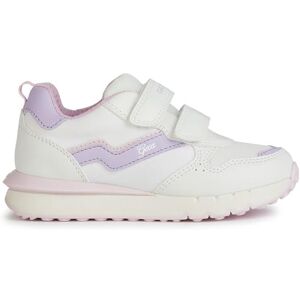 Geox J Fastics Girl A Sneaker, White Lilac, 7 UK Child Geox J Fastics Girl A Sneaker, White Lilac, 7 UK Child