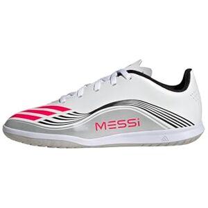 adidas F50 Messi Club Indoor Football Boots Kids, FTWR White/Lucid red/Silver met, 10.5 UK Child adidas F50 Messi Club Indoor Football Boots Kids, FTWR White/Lucid red/Silver met, 10.5 UK Child