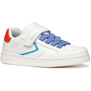 Geox J ECLYPER BOY A Sneaker, White/Orange, 0.5 UK Geox J ECLYPER BOY A Sneaker, White/Orange, 0.5 UK