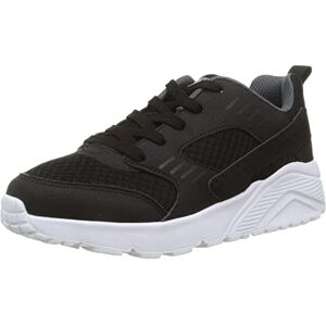 Skechers Boy's Uno Lite Ronzo Sneaker, Black Synthetic Textile White Trim, 10.5 UK Child Skechers Boy's Uno Lite Ronzo Sneaker, Black Synthetic Textile White Trim, 10.5 UK Child