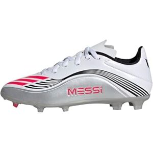 adidas F50 Messi League Firm Multi Ground Football Boots Kids, Cloud White/Lucid Red/Silver Metallic, 11 UK Child adidas F50 Messi League Firm Multi Ground Football Boots Kids, Cloud White/Lucid Red/Silver Metallic, 11 UK Child