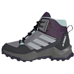 adidas Terrex AX4R MID RAIN.RDY Hiking Shoes, Grey Three/Grey Two/semi Flash Aqua, 2 UK Child adidas Terrex AX4R MID RAIN.RDY Hiking Shoes, Grey Three/Grey Two/semi Flash Aqua, 2 UK Child